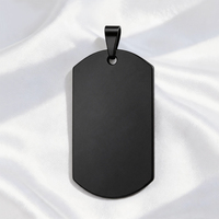 Fabricant OEM professionnel d'étiquettes d'identification en métal noir pour accessoires de marque, vente en gros et distribution