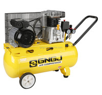 Tête de compresseur d'air industriel GJH2055 2HP 8 bar avec pompe à air lourde bonne fonction Portable 70L