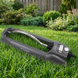 Arroseur de pelouse de jardin oscillant à 18 buses avec fonction résistante aux sabots - Product Image 2