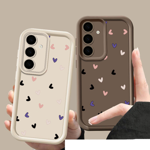 Funda Protectora para Teléfono Móvil con Diseño de Corazón y Lente de Escalera, Resistente a Impactos, de TPU, para <span class=keywords><strong>Samsung</strong></span> A52 A53 A54 A55 A56 A71 F23 M23 - Product Image 1