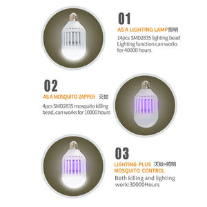 Per Dayoung LED insetto Zapper <span class=keywords><strong>luce</strong></span> 110 ~ 230V lampadina Anti-zanzare Repeller per illuminazione domestica allo stato solido - Product Image 5