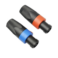 Connecteurs audio 4 broches pour haut-parleurs, fiches à verrouillage par torsion, sans fil, pour audio professionnel Speakon NL4FC pour prise Neutrik
