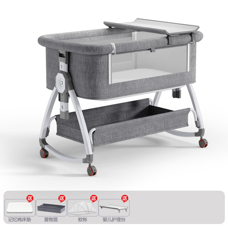 Modèle amélioré avec bureau de soins et moustiquaire (gris)