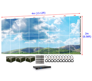 Écran LED P3.91 de location extérieure 4m x 2m (13ft x 6ft) 3.9mm pour mur vidéo de scène avec HDR10+ et étanchéité IP67 - Product Image 4