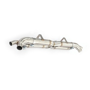 Scarico Catback MPER per <span class=keywords><strong>Porsche</strong></span> 991 <span class=keywords><strong>Turbo</strong></span> <span class=keywords><strong>S</strong></span> in Acciaio Inox, Suono Aggressivo, Controllo Remoto, Montaggio a Bullone - Product Image 2