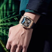 Montre mécanique personnalisée OEM/ODM en acier inoxydable, montre-bracelet automatique, logo personnalisé, design de luxe, vente en gros de montres pour hommes