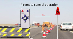 Sirène d'évacuation MP3 rouge industrielle sans fil portable 120db étanche avec matériau métallique - Product Image 6