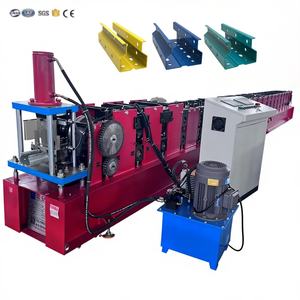 Metal Storage <b>Rack</b> & Supermarket Shelf Panel <b>Roll</b> Forming Machine with PLC Motor Bearing-Easy Operation 3-Year Warranty - Product Image 1