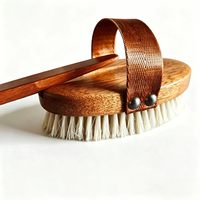 Brosse de bain longue et moderne avec manche détachable et sangle antidérapante pour le nettoyage corporel sous la douche