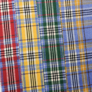 Tela colorida <span class=keywords><strong>TC</strong></span> tejida personalizada para camisa de primavera, tela escocesa cepillada de 150gsm para vestido, tela a cuadros teñida con hilo - Product Image 2