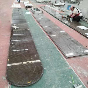 Goldtop STONE ODM OEM Polished Gray Coffee Mousse <b>Marble</b> Big Slabs Waterproof Modern for Hotels and Villas - Product Image 4