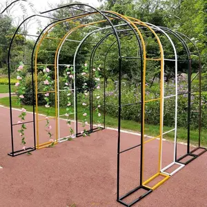 Arche de jardin pour plantes grimpantes, étagère de vigne de fleur pour décoration de fête de mariage, jardin, cour, jardinière, Support de Support