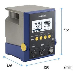 Hakko 200W Station de soudage numérique à double port Original FX-972 Heavy Duty T39 Tip Fer à souder sans plomb ESD Safe New Welding - Product Image 2