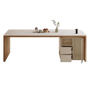 Table à manger italienne minimaliste Ensemble de chaises moderne simple rectangulaire <span class=keywords><strong>Ardoise</strong></span> pour grande maison ou restaurant Meubles en bois massif - Product Image 5