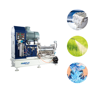 เครื่องบดลูกปัดความเร็วสูงมอเตอร์30KW ห้องสแตนเลส1μm บดนาโนผ่านการรับรอง CE - Product Image 2