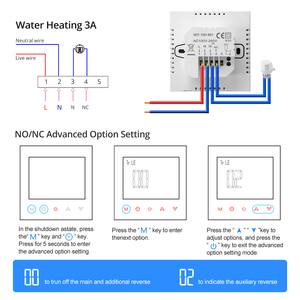 Avatto 2023 Precio barato de fábrica Controlador de temperatura de calefacción Termostato de habitación por suelo radiante - Product Image 6