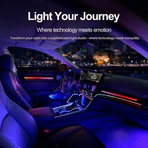 Nhịp điệu <span class=keywords><strong>RGB</strong></span> môi trường xung quanh ánh sáng Kit năng động âm nhạc Sync LED Strip cho Honda Accord thế hệ thứ 10 tùy chỉnh nội thất tái trang bị - Product Image 4
