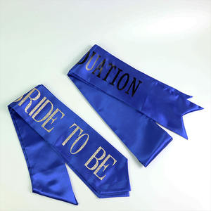 Polyester Satin Personnalisé École Récompense Badge Imprimé Graduation Étoles Sash Ruban Rosette Cou Rosette - Product Image 3