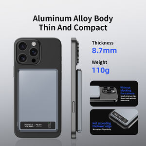 Cargador portátil de 5000mAh, Banco de energía inalámbrico magnético fino PD 20W, paquete de Batería <span class=keywords><strong>Externa</strong></span> de carga rápida <span class=keywords><strong>para</strong></span> <span class=keywords><strong>iPhone</strong></span> 16 AirPods - Product Image 2