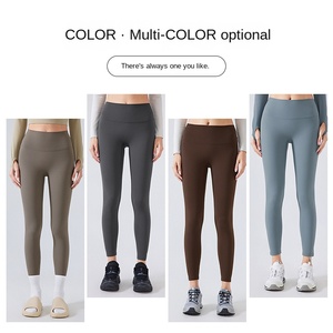 26" Cold Weather High Waist Yoga Pants Women's <strong>Fleece</strong> <strong>Lined</strong> Leggings Thermal Warm Winter <strong>Tights</strong> With Pockets - Product Image 2