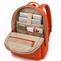 Sac à dos matelassé sport pour femmes et hommes, sac de voyage plissé ondulé, sac à dos léger rembourré, grande capacité pour les essentiels