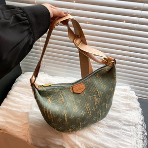 เทรนด์ใหม่ปี 2025: กระเป๋าสะพายไหล่สไตล์ลำลองสำหรับผู้หญิง กระเป๋าถือวัสดุ PU สไตล์เรโทร 6005 - Product Image 3