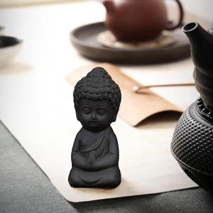 Statue de bouddha Mini Jardin de Thé En Céramique Pour Animaux De Compagnie Eau Méditation Décoration Miniature Maison Modèle <span class=keywords><strong>Statuette</strong></span> <span class=keywords><strong>Zen</strong></span> - Product Image 2