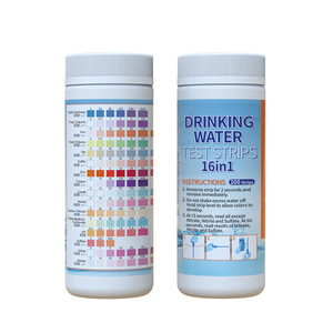 Meilleures ventes Nouvelles bandelettes de test rapide 16 en 1 pour piscines <span class=keywords><strong>Analyse</strong></span> de l'eau potable OEM personnalisée - Product Image 5