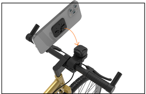 Soporte Universal para Teléfono con Montaje en Manillar ABS, Liberación con un Toque para Ciclismo - Product Image 6