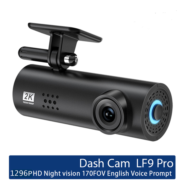 LF9Por 2K 1296P Dash Cam with WiFi Night Vision 170 Angle Car Black Box Camera Wifi Dvr Dashcam 24h Parking Monitor