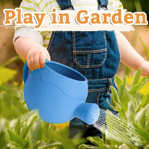 TYRY.HU Jouet de jardin pour bébé en plein air, arrosoir de plage, sans BPA, pour jeu d'été, seau à sable en silicone pour enfants