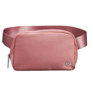 lululemon fanny pack outdoor pink fanny pack, multifunctional nylon waterproof fanny pack