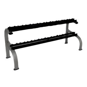 Estante de almacenamiento comercial grande de 10 pares de mancuernas de dos estantes de Mancuernas - Product Image 2