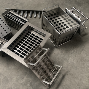 Khuôn làm kem bằng thép không gỉ, có khay đựng nước muối, dành cho kem que/kem cây tại quán bar, kèm 40 ly, 30 chiếc, v.v. - Product Image 4