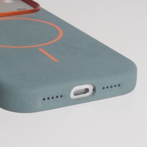 เคสโทรศัพท์หนัง PU แบบด้าน แม่เหล็กดูดติด สำหรับ iPhone 18 13 14 15 16 17 Pro Max รองรับการชาร์จไร้สาย ป้องกันการกระแทก ขายดี - Product Image 4