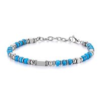 Bracelet de mode de pierres précieuses naturelles faites à la main nouveauté Bracelet de perles minuscules de bohème 4mm Bracelet de perles de pierre naturelle