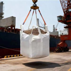 जंबो पीपी बुने हुए फाइबर थोक बैग पुनर्नवीनीकरण और कृषि फल आटा फ़ीड पैकेजिंग के लिए गर्मी सील - Product Image 5