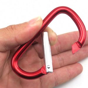 Custom Logo Modern Stainless Steel <b>Key</b> <b>Chains</b> Waterproof Silk Screen Printed Promotional Carabiner for Outdoor Use Welcome Gifts - Product Image 1