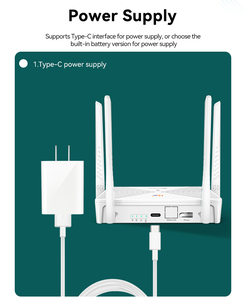 Enrutador de módem 4G LTE tipo C DE FÁBRICA DE China con ranura para tarjeta SIM, 300Mbps, batería de 5000mAh, antenas de alta ganancia 5dBi CPE - Product Image 6