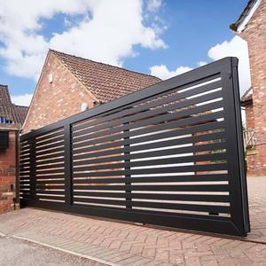 Système de contrôle automatique de portail coulissant en aluminium pour allée - Product Image 6