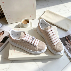 Wholesale Price Luxury Chunky Mesh Lace-Up Sneakers Breathable Walking Style designer <b>shoes</b> women - Product Image 1