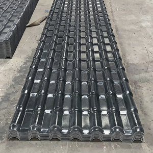 Tuiles de toit en résine synthétique ASA ondulées traditionnelles - <span class=keywords><strong>Isolation</strong></span> thermique et ignifuges, marque NOVI pour usage <span class=keywords><strong>extérieur</strong></span> en villa - Product Image 4