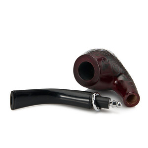 Pipe à fumer en <span class=keywords><strong>bois</strong></span> rouge <span class=keywords><strong>de</strong></span> haute qualité, artisanale, gravée avec un motif classique traditionnel, pour l'utilisation du tabac, vente en gros - Product Image 5