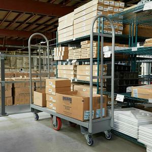 Carretilla de acero de alta resistencia, carro de utilidad, carro de mano con plataforma - Product Image 3