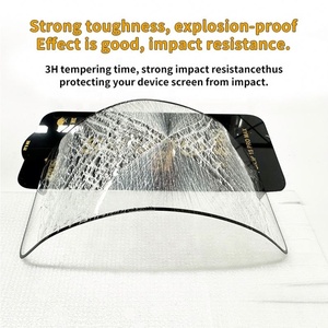 Chống tĩnh điện thoại di động 9H OG bảo vệ màn hình cho iphone15 14 13 12 11 Pro Max chống sốc chống xước OG Tempered Glass - Product Image 3