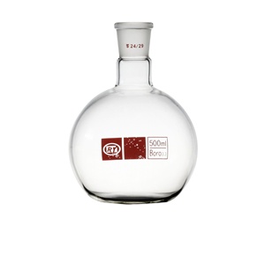 Verrerie de laboratoire de <span class=keywords><strong>chimie</strong></span> personnalisée en usine, <span class=keywords><strong>fiole</strong></span> à fond rond avec joint, <span class=keywords><strong>fiole</strong></span> de réaction avec robinet en verre, OEM disponible - Product Image 2