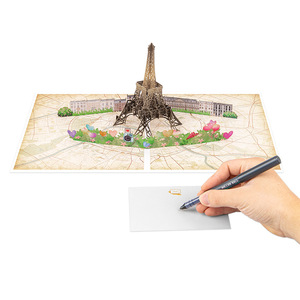 Romantica Cartolina Pop-up 3D della <span class=keywords><strong>Torre</strong></span> <span class=keywords><strong>Eiffel</strong></span> di Parigi, Souvenir di Viaggio - Product Image 6