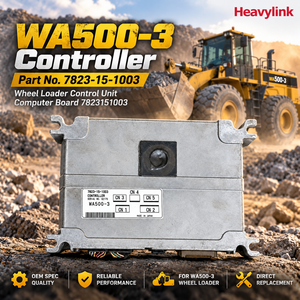 Heavylink WA500-3 Controller Part 7823-15-1003 <b>Wheel</b> Loader Control Unit Computer <b>Board</b> Made in Japan - Product Image 1