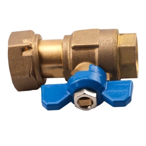 Robinet à poignée sphérique en laiton de haute qualité, filetage femelle, contrôle manuel du débit d'eau, design populaire, OEM - Product Image 1