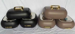 Lot de 3 casseroles isothermes pour usage quotidien, 4,5L, 5,5L, 6,5L, chauffe-plats thermiques pour la nutrition des foyers africains - Product Image 4